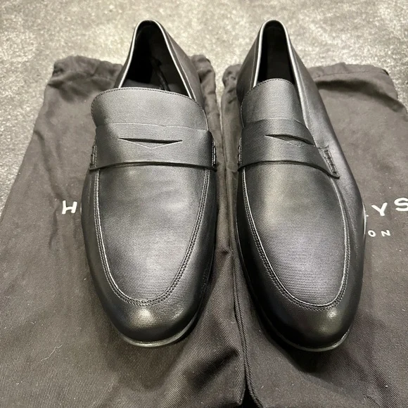 Harry’s of London Downing Loafers - Men’s size 44G (10.5) Downing G Soft Milled Calf Black – Harrys London main image 2